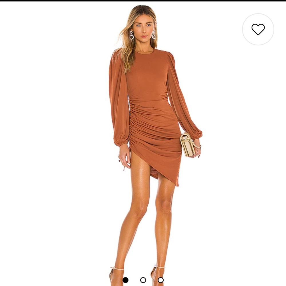 Lovers and Friends Suki Dress in Rust